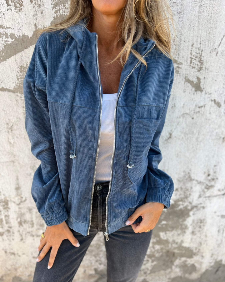 Sophie™ | Corduroy Hoodie Jacket