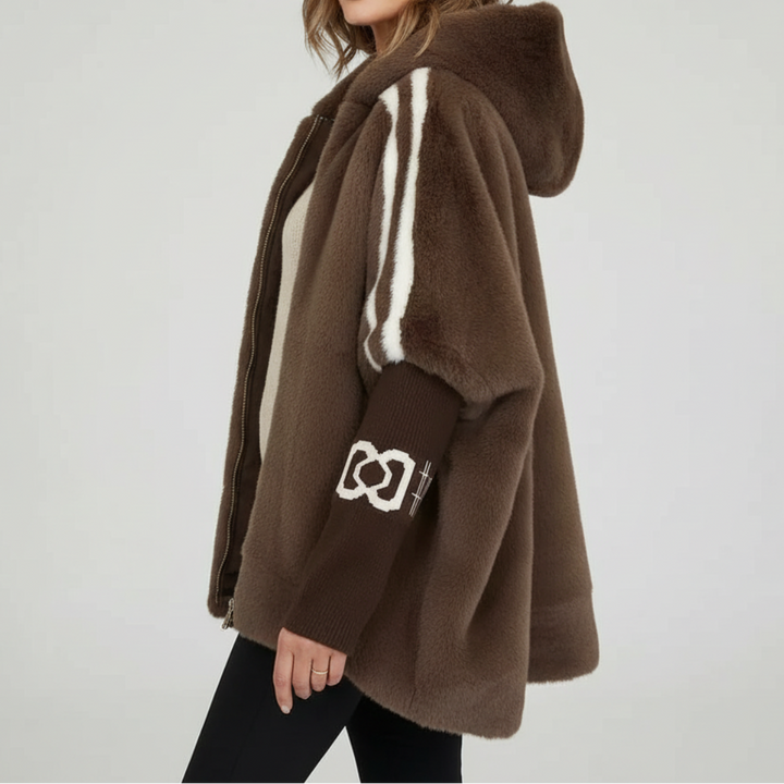 NORAH | Warm Hooded Teddy Coat