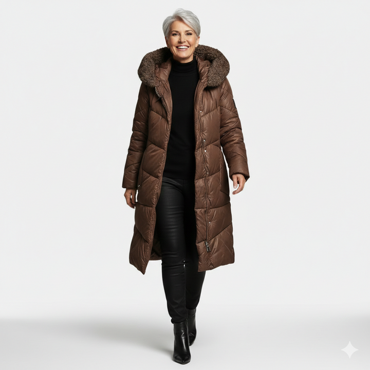 Naomi™ - Long Quilted Winter Coat