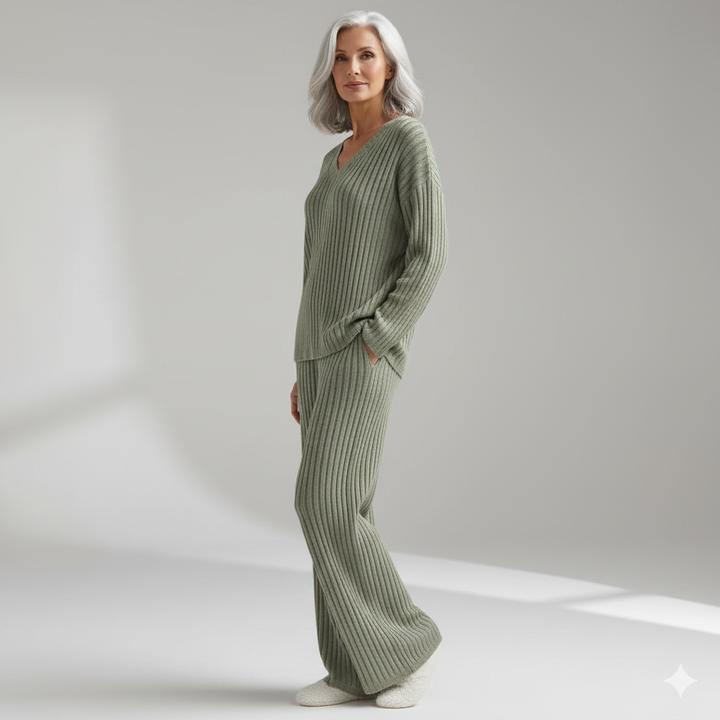 Elin - Comfy Ribbed Lounge Set
